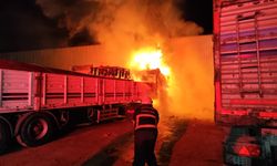 Şanlıurfa’da Tır Garajında Korkutan Yangın: Facianın Eşiğinden Dönüldü
