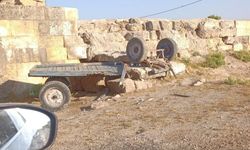 Harran’da Sıra Dışı Kaza! At Arabası Tarihi Surlara Çarparak Devrildi