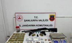 Suruç’ta Zehir ve Silah Operasyonu! Jandarma Baskınında Cephanelik Çıktı