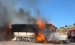 Şanlıurfa’da Feci Yangın! Saman Balyaları Alev Alev Yandı