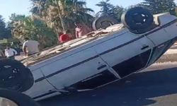 Haliliye'de Takla Atan Otomobilde 3 Kişi Yaralandı