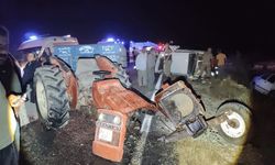 Birecik’te Feci Kaza! Traktör Çarpışmanın Şiddetiyle İkiye Bölündü
