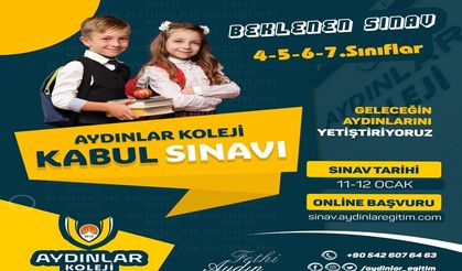 Aydınlar Koleji bursluluk sınavı başvuruları başladı