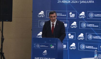 Cumhurbaşkanı Yardımcısı Yılmaz, Şanlıurfa'da konuştu