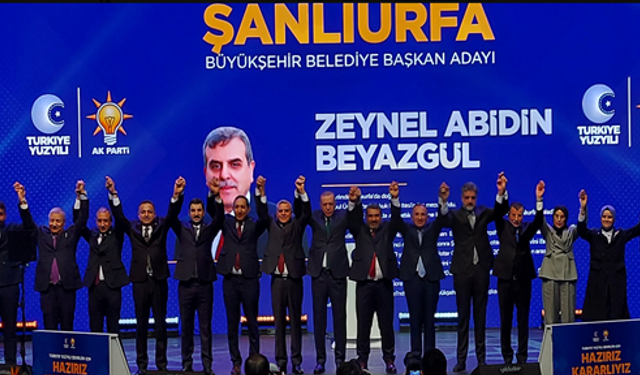 Şanlıurfa Büyükşehir Belediye Başkan adayı Beyazgül oldu