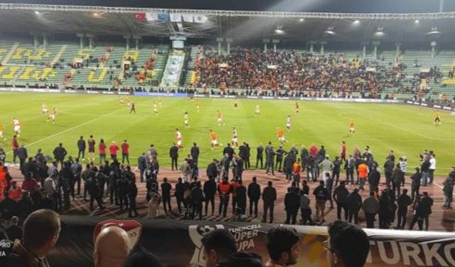 Süper Kupa Maçı Şanlıurfa'da Yarıda Kaldı