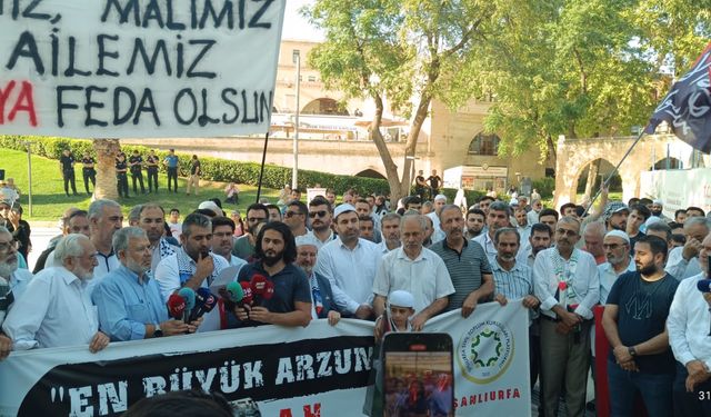 Şanlıurfa’da İsmail Haniye İçin Gıyabi Cenaze Namazı Kılındı