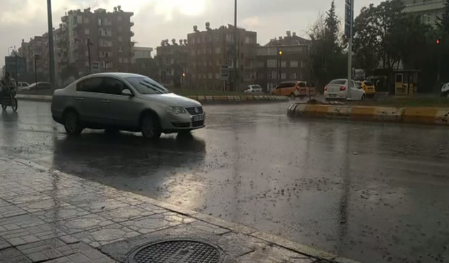 Şanlıurfa’da yazın ortasında yağmur