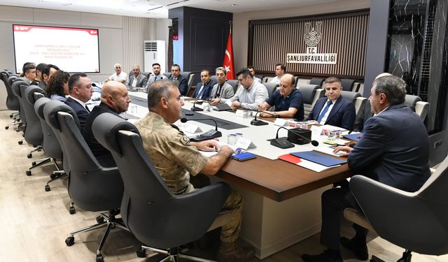 Şanlıurfa’da okul güvenliği toplantısı yapıldı!