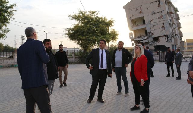 Müdür Solmaz, Harran devlet hastanesinde incelemelerde bulundu