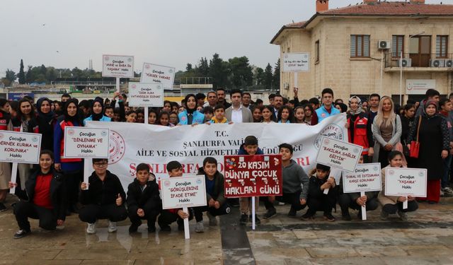 Şanlıurfa’da Farkındalık Yürüyüşü