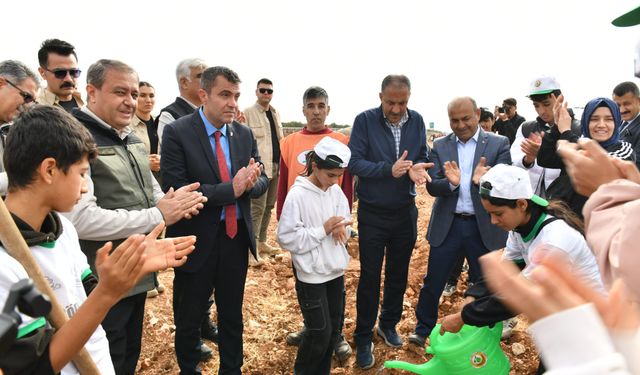 Şanlıurfa'da milli ağaçlandırma günü etkinliği