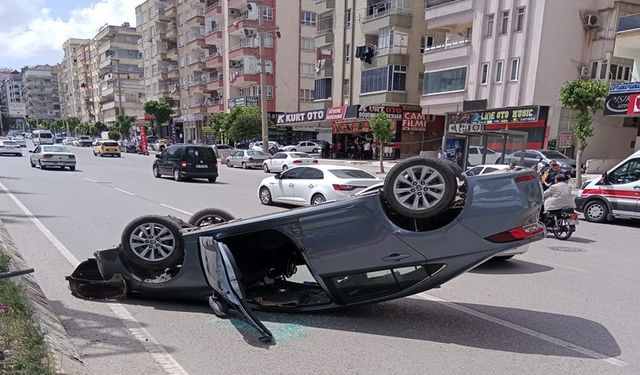 Şanlıurfa’da Otomobil Takla Attı, 1 Yaralı