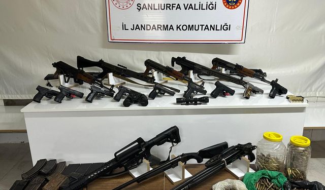 Şanlıurfa’da Adeta Cephanelik Ele Geçirildi
