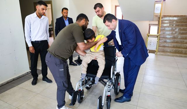 Başkan Özyavuz'dan Küçük Umut'a Anlamlı Destek