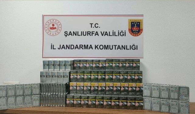 Şanlıurfa’da Kaçak Tütün ve Alkol Operasyonu: 980 Paket Kaçak Sigara Ele Geçirildi