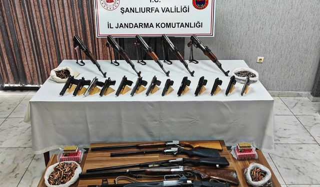 Şanlıurfa’da Silah Kaçakçılarına Operasyon: 16 Gözaltı