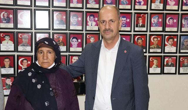 Başkan Yavuz Anneler Günüde Şehit Annelerini Unutmadı.