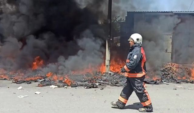 Haliliye’de Atık Yangını!