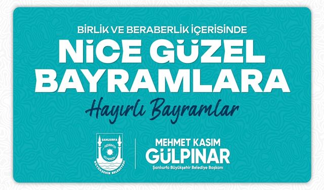 Başkan Gülpınar’dan Kurban Bayramı Mesajı