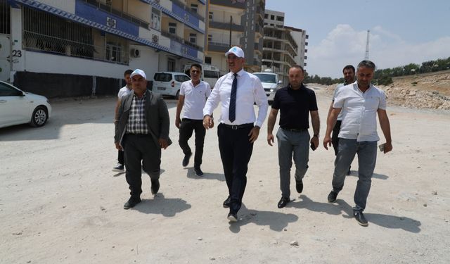 Başkan Mehmet Kuş Osmanlı Mahallesi’nde İncelemelerde Bulundu