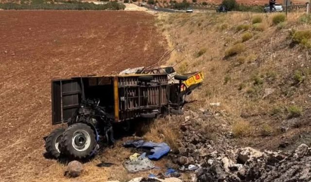 Şanlıurfa'da traktör kazası, 2 ölü