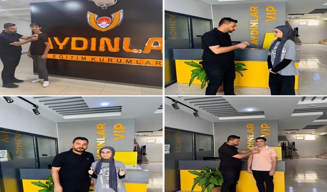 AYDINLAR’dan 3’ü 1 Yerde: Şampiyon Öğrencilere Tam Altın Ödülü!