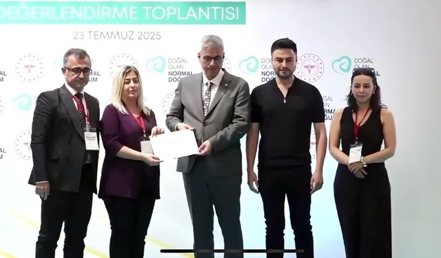 Şanlıurfa İl Sağlık Müdürlüğü’ne “Normal Doğum” Başarısı Ödülü