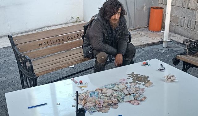 Şanlıurfa'da, Dilencinin Üzerinden Servet Çıktı