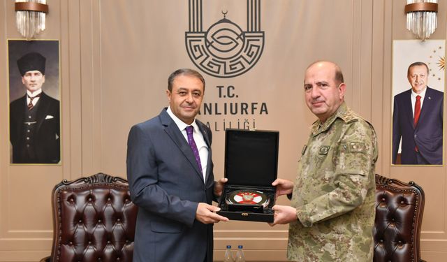 2. Ordu Komutanı Orgeneral Ergün Vali Şıldak’ı ziyaret etti