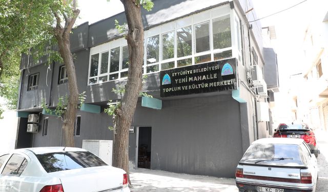 Eyyübiye Belediyesi’nden Yeni Mahalle’ye Toplum ve Kültür Merkezi
