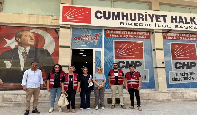 CHP Birecik’ten Anlamlı Dayanışma: 1500 Aileye Destek Eli