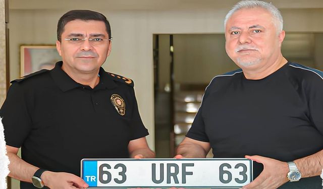 63 URF 63 Plakası Açık Artırmada!