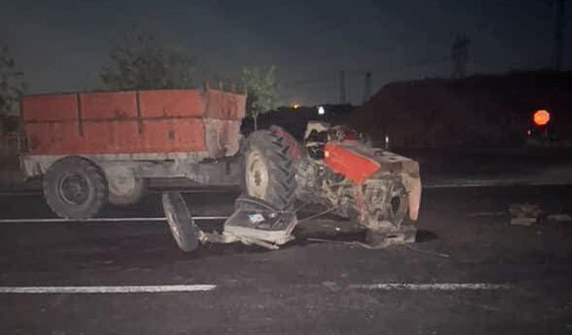 Bozova’da Traktör İle Otomobil Çarpıştı, 4 Yaralı