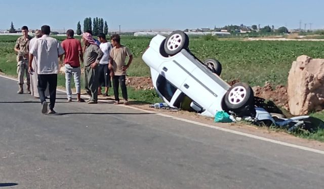 Şanlıurfa’da Otomobil Takla Attı, 1 Yaralı