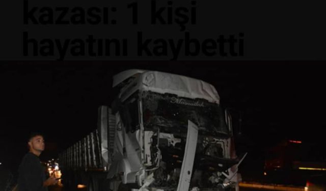 Harranlı Tır Şoförü Trafik Kazasında Hayatını Kaybetti