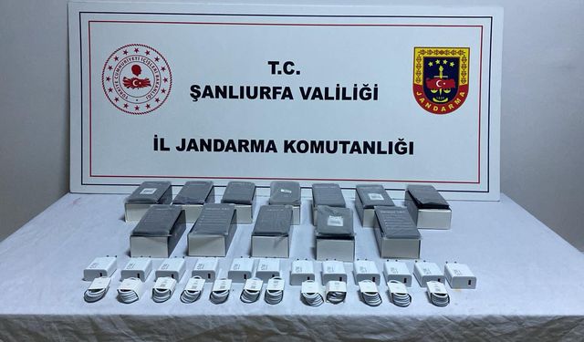 Şanlıurfa’da çok sayıda kaçak cep telefonu ele geçirildi