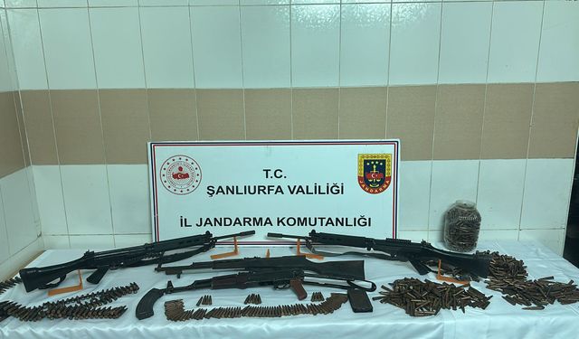 Jandarmadan Siverek’te Silah Kaçakçılarına Şok Baskın!