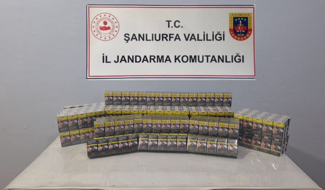 Viranşehir’de Kaçak Sigara Operasyonu: 1030 Paket Ele Geçirildi