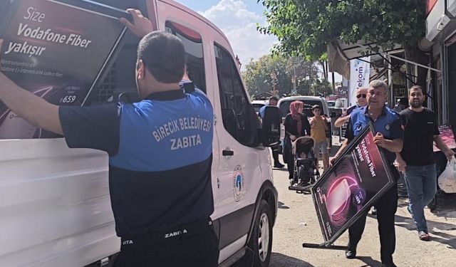 Birecik’te Zabıta Sahaya İndi: Kaldırımlar Geri Alındı!