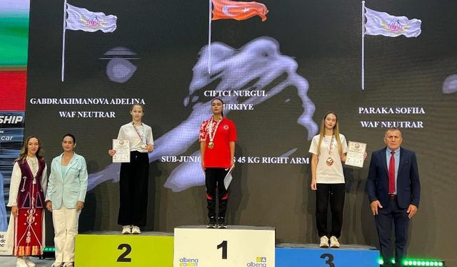 Viranşehir’in Altın Kızı Nurgül Çiftçi Dünya Şampiyonu!