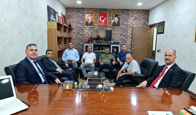Mücahit Paşa’dan Şehit Gazi Derneğine veda ziyareti