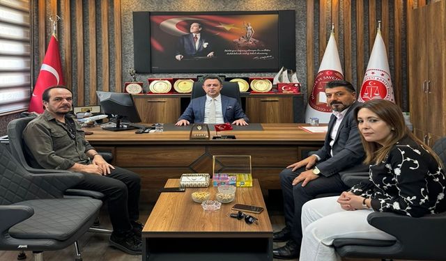 Birecikli Gazetecilerden Cumhuriyet Başsavcısı Emre Us’a Ziyaret