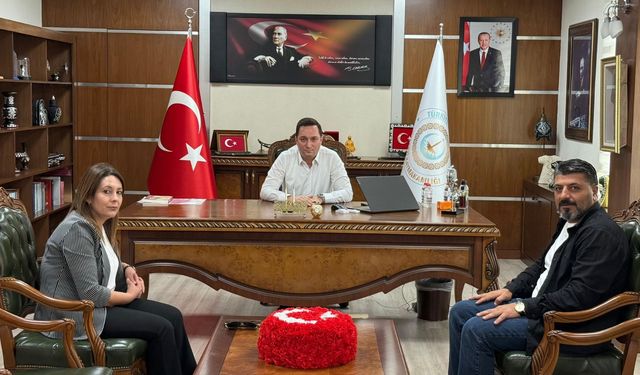 Halfeti Kaymakamı Sinan Korkmaz’a Ziyaret