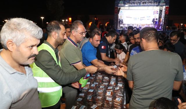 Eyyübiye Millet Bahçesi’nde Mevlid Kandili Coşkusu Yaşandı