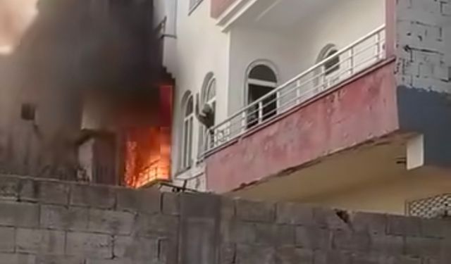 Viranşehir'de korkutan yangın