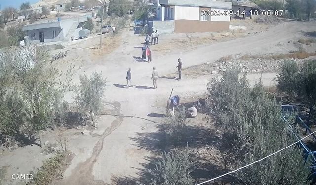 Birecik’te Taş Atarak Kocasını Kurtardı
