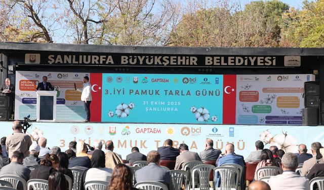 Şanlıurfa’da 3. İyi Pamuk Tarla Günü Etkinliği Düzenlendi