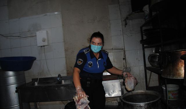 Şanlıurfa'da 1 ton kokmuş ve bozuk et ele geçirildi