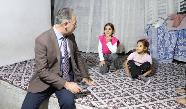 Eyyübiye Belediye Başkanı Mehmet Kuş, Yetim Ailelerini Ziyaret Etti